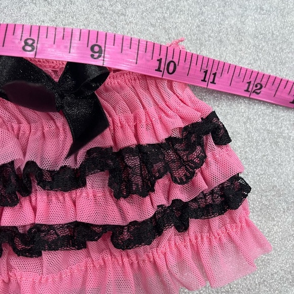 [US M]Baux Avenue Pink and Black Ruffled undyed Panties - Picture 5 of 7